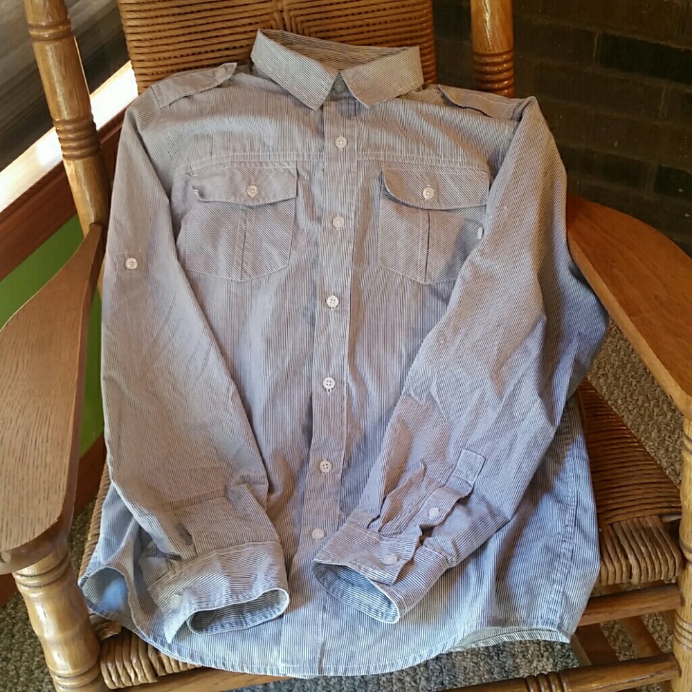 Boys Helix button down, shirt, size XL